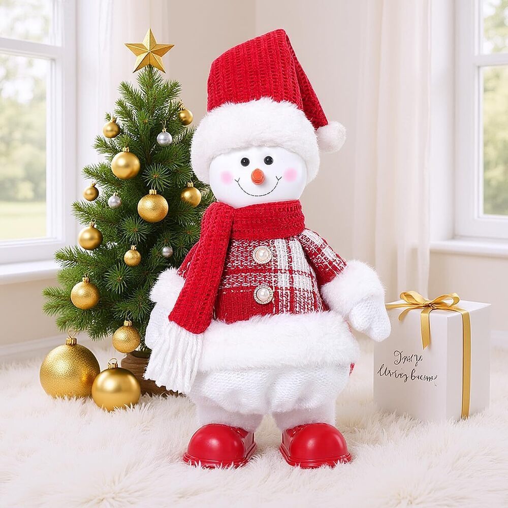 9108 Christmas Snowman with Music Singing Dancing Decorations for Home
